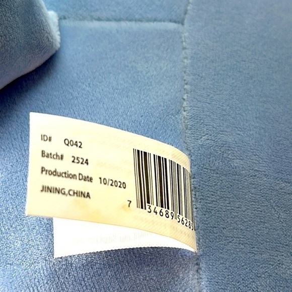 NWOT Kellytoy SQUISHMALLOWS 16" SEBASTIAN PERIWINKLE Blue Easter BUNNY Plush - Picture 7 of 7